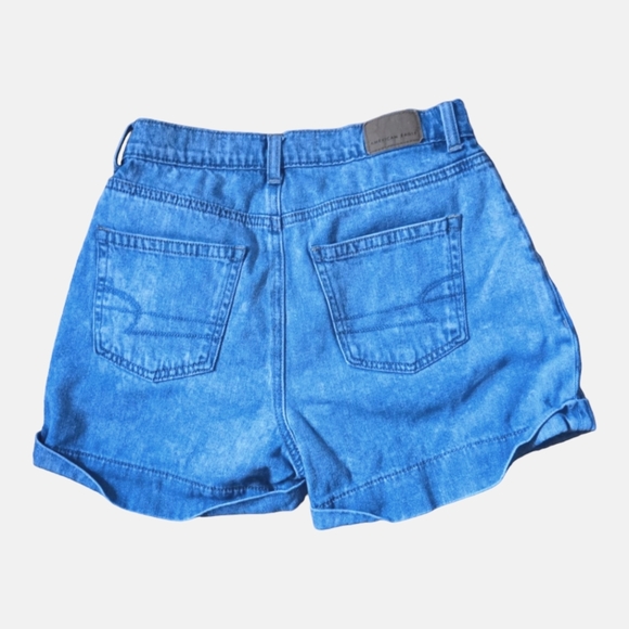 American Eagle| Set of 2 Women Mom Denim Shorts Jeans Jorts Blue-Gray |Size: 0 - Picture 7 of 16